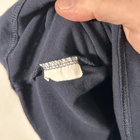 Penguin Munsingwear Shirt Men's Medium Black Short Sleeve Crew Neck Pocket - Picture 6 of 9